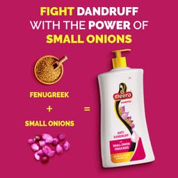 Meera Anti Dandruff Shampoo, With Goodness Of Small Onion and Fenugreek, Fights dandruff, For Men And Women,Paraben Free, 650ml