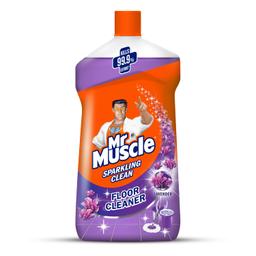 Mr. Muscle Floor Cleaner Liquid, Lavender, 1000ml | Disinfects and Restores Shiny Floors | Kills 99.9% Germs