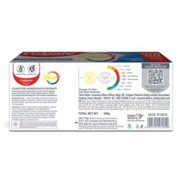 Colgate Total 120 gm + 120 gm (240 gm) Advanced Health Antibacterial Toothpaste, Saver Pack, Whole Mouth Health, Stronger 12-Hour Anti-Germ Protection, World's No. 1* Germ-fighting Toothpaste