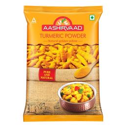 Aashirvaad Turmeric Powder, 500g, Natural Golden Turmeric Powder with No Added Flavours and Colours