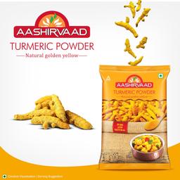 Aashirvaad Turmeric Powder, 500g, Natural Golden Turmeric Powder with No Added Flavours and Colours