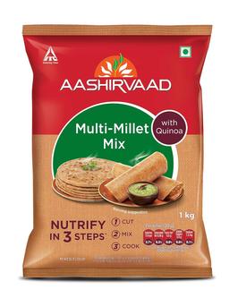 Aashirvaad Nature’s Superfoods Multi Millet Mix, 1kg Pack, Super Nutritious Millet Flour