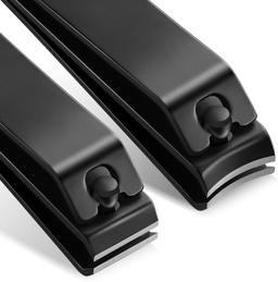 Kai Nail Clipper Pack of 2 Stainless Steel Nail Cutter for Men and Women Black color