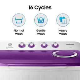 Samsung 7 kg, 5 star, Semi-Automatic Washing Machine (WT70M3000UU/TL, Air Turbo Drying, LIGHT GRAY)