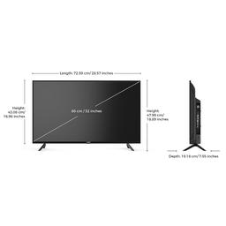Panasonic 80 cm (32 inches) HD Ready Smart LED Google TV TH32MS660DX (Black)