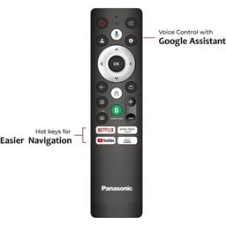 Panasonic 108cm (43 Inches) 4K Ultra HD Smart Google LED TV TH-43MX750DX (Black)