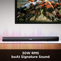 boAt Aavante Bar 900/908 Bluetooth Soundbar with 30W RMS, 2.0 Channel, Multiple Connectivity,(Premium Black)