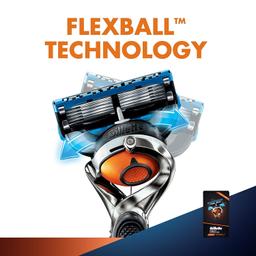 Gillette Flexball Pro Glide Gift Pack For Men (1 Razor with 4 Blades) | Value Pack | Mens Grooming Set,