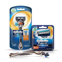 Gillette Flexball Pro Glide Gift Pack For Men (1 Razor with 4 Blades) | Value Pack | Mens Grooming Set,