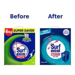 Surf Excel Matic Powder Top Load 6kg