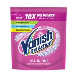 Vanish 400 gm, All in One Powder Detergent Booster | Stain Remover for Clothes | Whitens Whites Brightens Colours| Suitable with all Washing Detergent Powders and Liquids