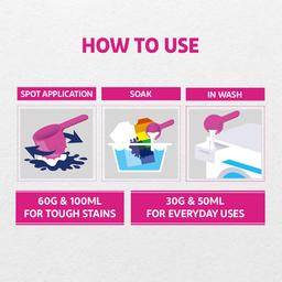 Vanish 400 gm, All in One Powder Detergent Booster | Stain Remover for Clothes | Whitens Whites Brightens Colours| Suitable with all Washing Detergent Powders and Liquids
