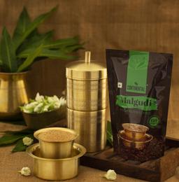 Continental Malgudi - Pouch | 60% Coffee 40% Chicory | Roast & Ground Coffee Powder | Filter Coffee Powder, 200g (200g x 1 Pc)