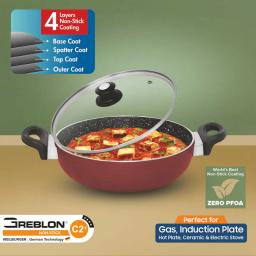 SignoraWare  Non-Stick Kadhai 4 Coating 28 Cm