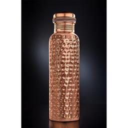 Pure Copper Water Bottle Hammered 1000ml
