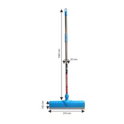 Signoraware Upright Floor Stainless Steel Rod Wiper SS (Blade-37cm, Pipe-38inch), Set of 1, Multicolour