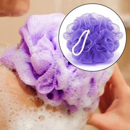 Kai, Bath Shower Loofah Sponge, Pouf Body Scrubber Exfoliator| Ultra Soft, Round Bath Sponge Loofah, Buy 1 Get 1 Free