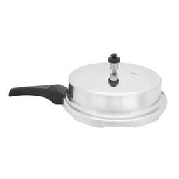 N-DURAA Solid Stainless Steel 2 Brass Burner Gas with N-DURAA Pressure Cooker, 12 Liters