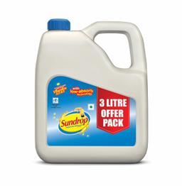 Sundrop Superlite Advanced Oil, 3L(Offer Pack)