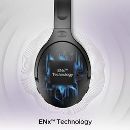 boAt Rockerz 551Anc Hybrid Active Noise Cancellation Over Ear Headphones with Up to 100H Playtime, ASAP Charge, Ambient Sound Mode &Dual Eq Modes, Enx Technology(Stellar Black)