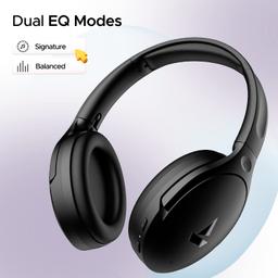 boAt Rockerz 551Anc Hybrid Active Noise Cancellation Over Ear Headphones with Up to 100H Playtime, ASAP Charge, Ambient Sound Mode &Dual Eq Modes, Enx Technology(Stellar Black)