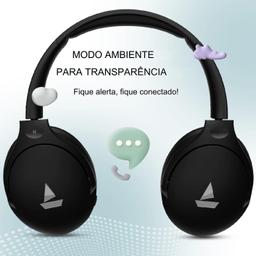 boAt Rockerz 551Anc Hybrid Active Noise Cancellation Over Ear Headphones with Up to 100H Playtime, ASAP Charge, Ambient Sound Mode &Dual Eq Modes, Enx Technology(Stellar Black)