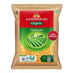 Aashirvaad Organic Chana Dal, 1 Kg, 100% Organic Chana Dal, Rich in Protein