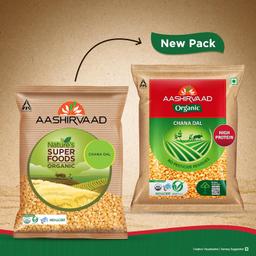 Aashirvaad Organic Chana Dal, 1 Kg, 100% Organic Chana Dal, Rich in Protein