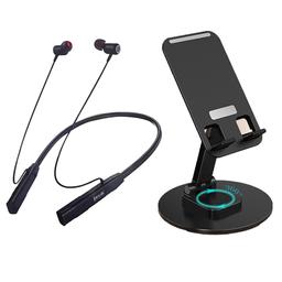 Ivon IV-BT 88 Wireless in Ear Neckband with Wall Mobile Holder