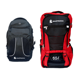 SmartQuick 65 litres trekking, luggage bag 1,Laptop, travel Backpack 1 + Card