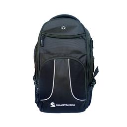 SmartQuick Large Laptop and Travel  Backpack ,With a USB Charging Port, Water Resistant Fabric - Black