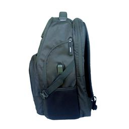 SmartQuick Large Laptop and Travel  Backpack ,With a USB Charging Port, Water Resistant Fabric - Black