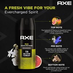 AXE Pulse Long Lasting Deodorant Bodyspray For Men 150 Ml,
