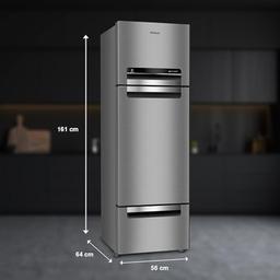 Whirlpool 215 L (223D) Frost Free Triple-Door Refrigerator (FP 223D PROTTON ROY GERMAN STEEL(Z) Double Door Refrigerator space)