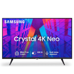 Samsung 108 cm (43 inches) Crystal 4K Neo Series Ultra HD Smart LED TV UA43AUE65AKXXL (Black)
