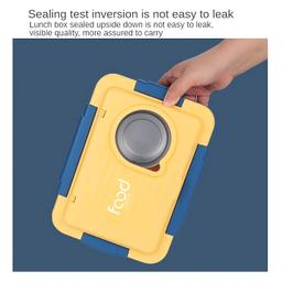 SmartQuick Present Lunch,Tiffin Box Leak Proof Insulated Stainless Steel with Multiple Compartments for Kids, Office, School & College | Multi Colors