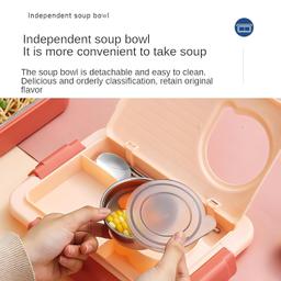 SmartQuick Present Lunch,Tiffin Box Leak Proof Insulated Stainless Steel with Multiple Compartments for Kids, Office, School & College | Multi Colors