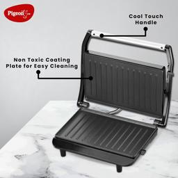 Pigeon by Stovekraft Panini Sandwich Maker | 850 Watt (Black) | Panini | Grill | Toast