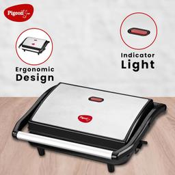 Pigeon by Stovekraft Panini Sandwich Maker | 850 Watt (Black) | Panini | Grill | Toast
