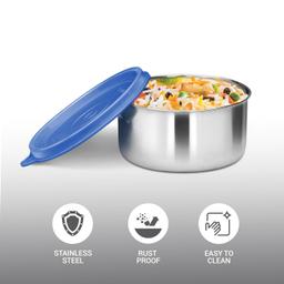 Signoraware Prime Stainless Steel Container 260ml Set of 2