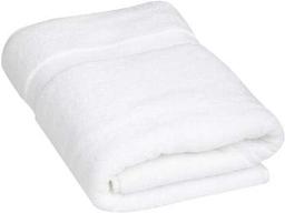 Kemei KM-329 Temperature Control Hair Straightener with 100% Cotton Large Full Size White Bath Towels Combo