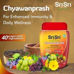 Sri Sri TATTVA shuddhta ka naam Chyawanprash - Herbal Immunity Booster With 40+ Ayurvedic Ingredients For Better Strength And Stamina - 250G