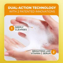 Garnier Bright Complete Serum Cleanser 150gm | Deep Cleansing Face Wash with Vitamin C for Brighter, Radiant Skin