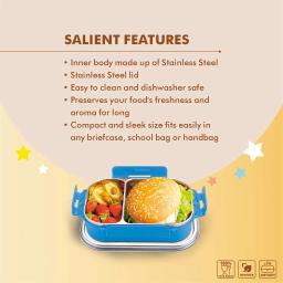 Casual Waterproof Laptop Backpack/Office Bag/School Bag/College Bag & Signoraware Slim Steel Small Lunch Box Combo (Multicolor backpack)