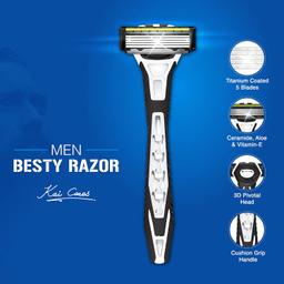 Kai Besty 5 Blade Shaving Razor For Men With Kai K4 Body Razor For Women (Pack of 02)
