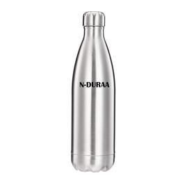 Signoraware Parkour Vacuum Insulated Flask Steel Water Bottle - 900 ml & N- DURAA Steel Hot and Cold Water Bottle 500 Ml