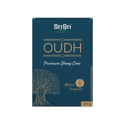 Sri Sri Mysore Sandal & Maple - Premium Incense Sticks 225 g & Sri Sri Kasturi & Ouch Premium Dhoop Cone 100gm [Pack of 4]