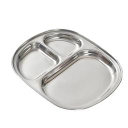 N-Duraa Non-Stick 250mm Tawa & Stainless Steel Breafast Plate [Pack of 2]