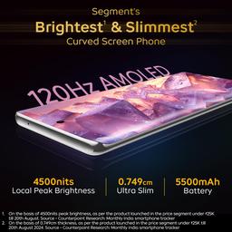 iQOO Z9s Pro 5G (Luxe Marble, 8GB RAM, 256GB Storage) | Snapdragon 7 Gen 3 Processor | 120 Hz Curved AMOLED Display with 4500 nits Local Peak Brightness | 5500 mAh Battery | AI Erase