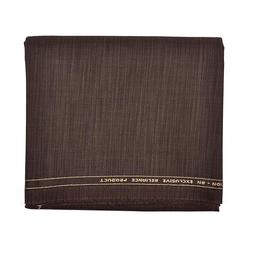 Vimal Men's Polyblend Dark Brown Trouser Fabric